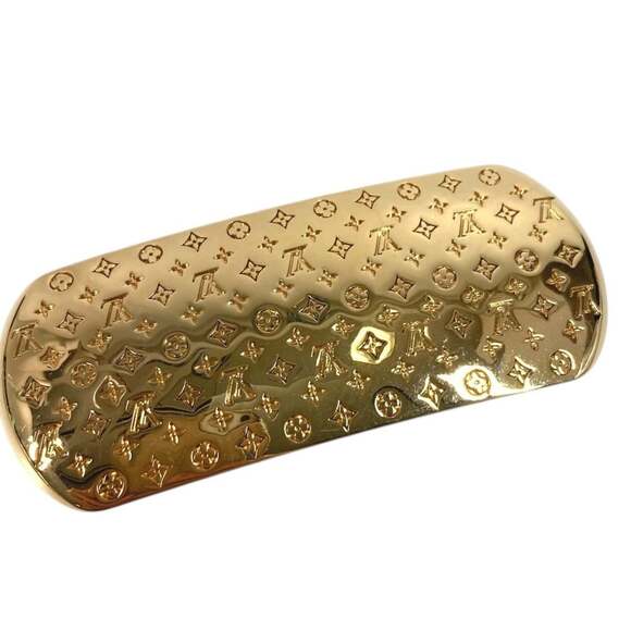 LOUIS VUITTON Accessories - LOUIS VUITTON M80277 Monogram Nanogram Barrette Hair Accessory Clip Hairpin M...